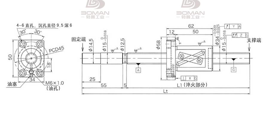 KURODA GG1520AS-BALR-0900A 黑田精工丝杆价格