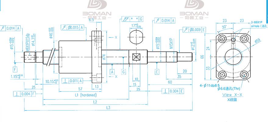 TBI XSVR02010B1DGC5-699-P1 tbi丝杆研磨级跟转造级的区别